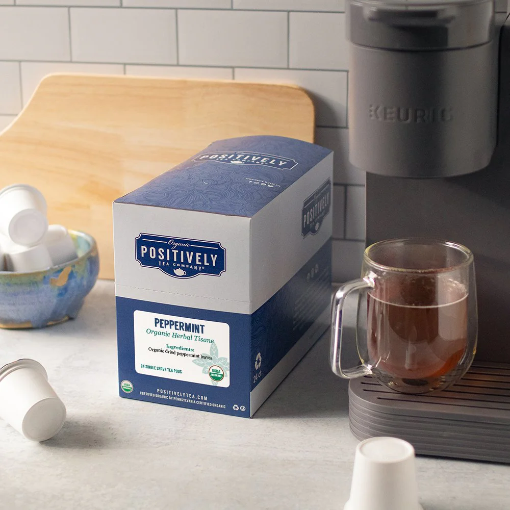 Organic Peppermint Leaf Herbal - Classic Tea Pods - Image 4