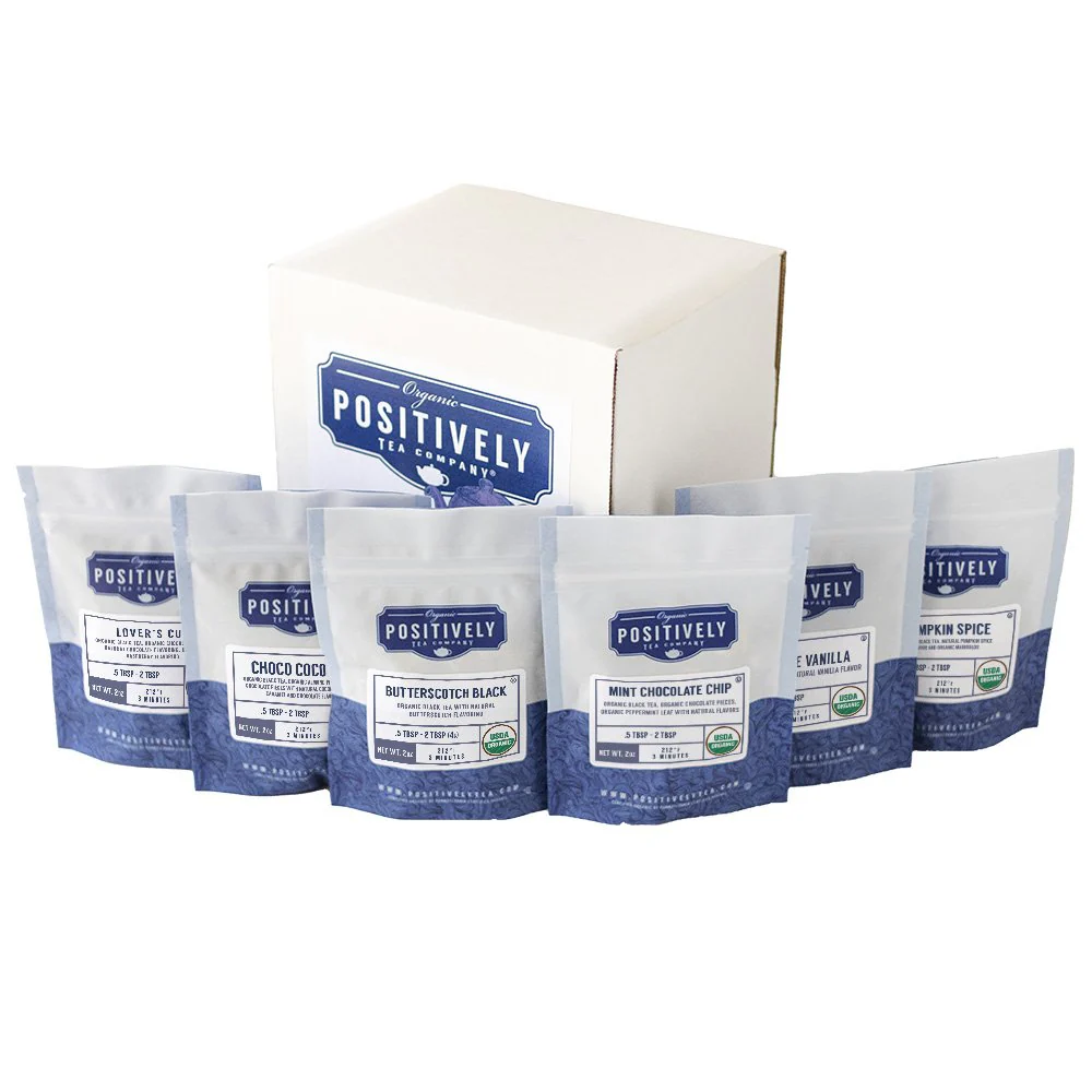 Organic Positively Tea Sampler - Indulgent Desserts Mini-Flight