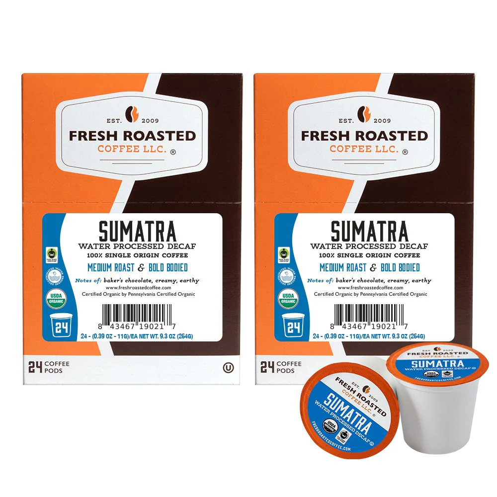 Organic Sumatra Water-Processed Decaf - Classic Coffee Pods - Image 2
