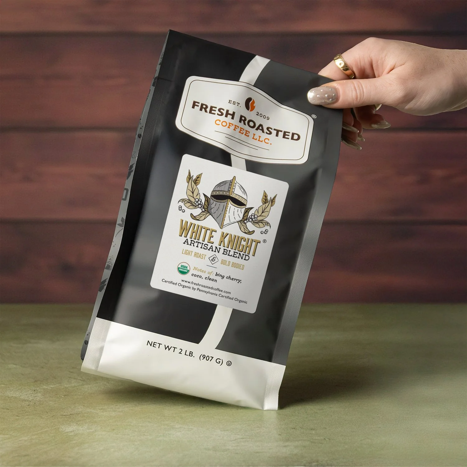 Organic White Knight - Roasted Coffee - Image 14