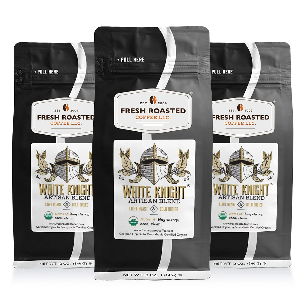 Organic White Knight - Roasted Coffee - Image 3