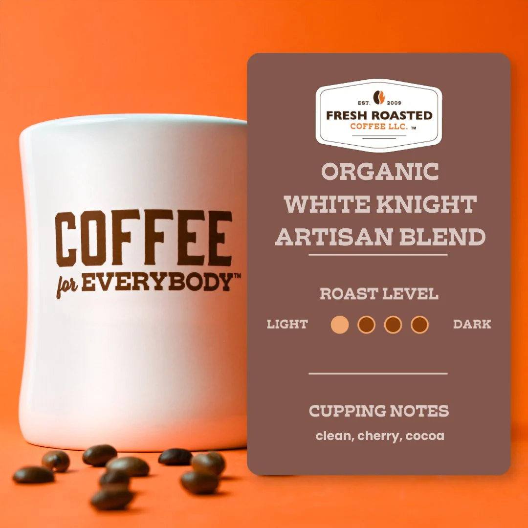 Organic White Knight - Roasted Coffee - Image 9