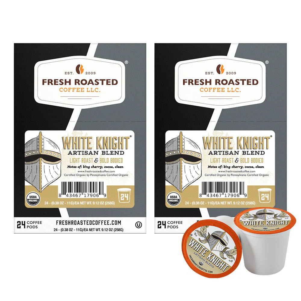 Organic White Knight - Classic Coffee Pods - Image 3
