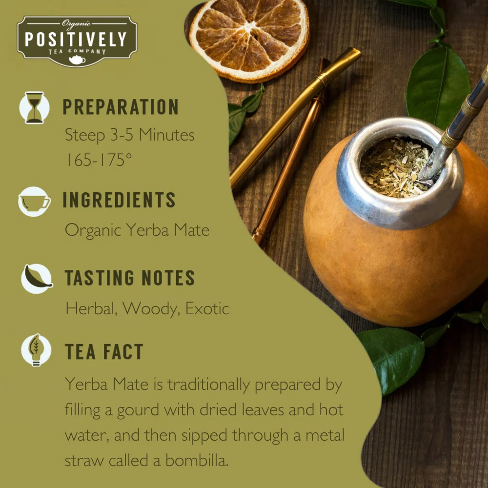 Organic Yerba Mate (Unsmoked) - Tea Bags - Image 4